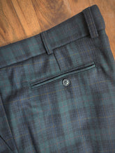 Charger l&#39;image dans la galerie, Walbusch pantalon tartan à carreaux en laine vierge 56
