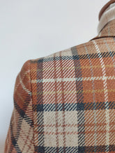 Charger l'image dans la galerie, Daks blazer vintage femme à carreaux en laine et coton 40 FR