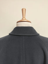 Charger l'image dans la galerie, Steinbock loden vintage bleu marine en laine et cachemire 54