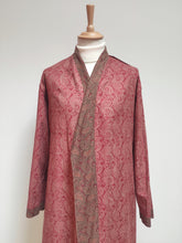 Carica l'immagine nel visualizzatore di Gallery, James Dillon robe de chambre paisley à col châle en pur coton Made in Italy