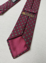 Charger l'image dans la galerie, Vivax by Sambrook Witting X D.Cenci cravate bordeaux paisley en laine
