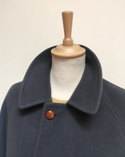 Charger l'image dans la galerie, Steinbock loden vintage bleu marine en laine et cachemire 54