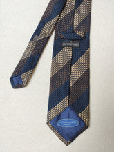 Charger l'image dans la galerie, Personality Milano cravate club vintage en grenadine de soie Made in Italy