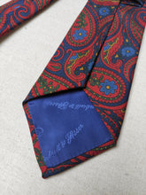 Charger l'image dans la galerie, Turnbull & Asser cravate paisley en soie Made in England