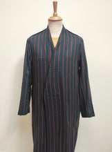 Charger l'image dans la galerie, Neri del Ponte robe de chambre vintage à col châle en laine Made in Italy L