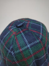 Charger l'image dans la galerie, Daks London chapeau ghillie à carreaux 100% laine Made in England 55