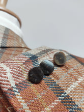 Charger l'image dans la galerie, Daks blazer vintage femme à carreaux en laine et coton 40 FR