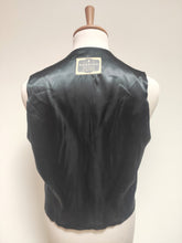Charger l&#39;image dans la galerie, Gilet de costume vintage en laine à carreaux M
