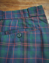 Charger l'image dans la galerie, Façonnable pantalon à pinces vintage à carreaux Made in Italy