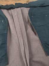 Charger l'image dans la galerie, Luxire pantalon marron à doubles pinces en coton épais L