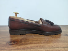 Charger l'image dans la galerie, Walter shoes mocassins pampilles femme en cuir grainé marron 36