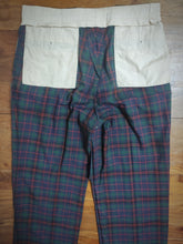 Charger l'image dans la galerie, Façonnable pantalon à pinces vintage à carreaux Made in Italy