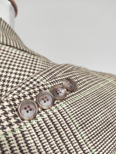 Charger l'image dans la galerie, Ralph Lauren blazer vintage femme Prince de Galles en laine, lin et soie 38