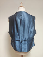 Charger l'image dans la galerie, Stile Gianni Zurigo gilet de costume à carreaux en lin Dormeuil 54