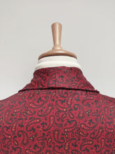 Charger l'image dans la galerie, Tootal robe de chambre paisley vintage à col châle Made in England L