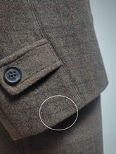 Charger l'image dans la galerie, Everwell manteau à carreaux en pure laine Made in France 48