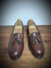 Charger l'image dans la galerie, Walter shoes mocassins pampilles femme en cuir grainé marron 36