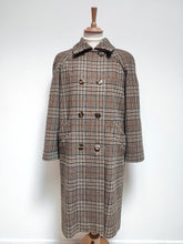 Charger l'image dans la galerie, Pardessus vintage femme Prince de Galles en pure laine 42/44