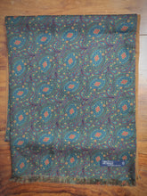 Afbeelding in Gallery-weergave laden, Polo Ralph Lauren foulard double face en laine soie Made in Italy
