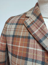 Charger l'image dans la galerie, Daks blazer vintage femme à carreaux en laine et coton 40 FR
