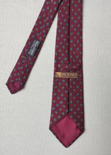 Charger l'image dans la galerie, Vivax by Sambrook Witting X D.Cenci cravate bordeaux paisley en laine