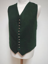 Charger l'image dans la galerie, Lodenfrey gilet de costume vert sapin en laine 54