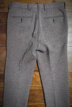 Afbeelding in Gallery-weergave laden, Suitsupply Soho pantalon bordeaux chevrons en laine et coton 48/M