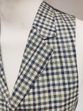 Charger l'image dans la galerie, Suitsupply gilet de costume à carreaux en laine soie et lin XS