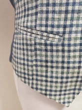 Charger l'image dans la galerie, Suitsupply gilet de costume à carreaux en laine soie et lin XS