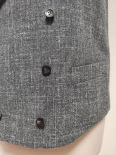 Charger l'image dans la galerie, Suitsupply gilet croisé en coton chiné 50