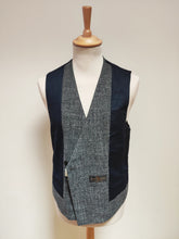 Charger l'image dans la galerie, Suitsupply gilet croisé en coton chiné 50