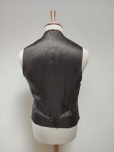 Charger l'image dans la galerie, Suitsupply gilet croisé à carreaux en laine mélangée 50