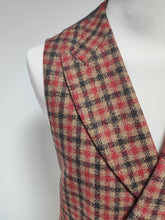 Charger l'image dans la galerie, Suitsupply gilet croisé à carreaux en laine mélangée 50