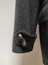 Charger l'image dans la galerie, Burberry's duffle coat gris en laine et angora 42