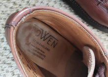 Charger l'image dans la galerie, Bowen bottines marrons en cuir texturé Made in England 6,5 UK / 40 FR