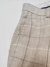 Afbeelding in Gallery-weergave laden, Suitsupply costume à carreaux pur lin 44