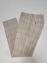 Afbeelding in Gallery-weergave laden, Suitsupply costume à carreaux pur lin 44