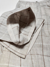 Afbeelding in Gallery-weergave laden, Suitsupply costume à carreaux pur lin 44