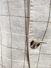 Afbeelding in Gallery-weergave laden, Suitsupply costume à carreaux pur lin 44