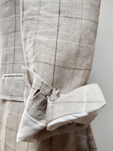 Afbeelding in Gallery-weergave laden, Suitsupply costume à carreaux pur lin 44