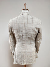 Afbeelding in Gallery-weergave laden, Suitsupply costume à carreaux pur lin 44