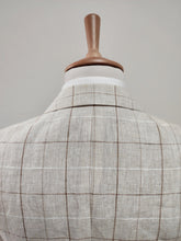 Afbeelding in Gallery-weergave laden, Suitsupply costume à carreaux pur lin 44