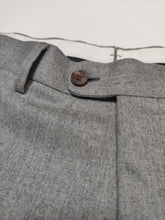 Charger l'image dans la galerie, Suitsupply pantalon gris flanelle 100% laine 48/50
