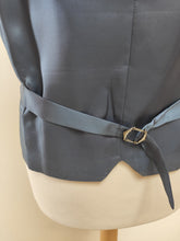 Charger l'image dans la galerie, Suitsupply gilet en laine lin et soie pied de puce 48/50