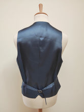 Charger l'image dans la galerie, Suitsupply gilet en laine lin et soie pied de puce 48/50