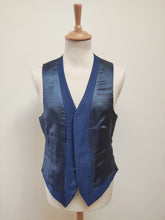 Charger l'image dans la galerie, Suitsupply gilet en laine lin et soie pied de puce 48/50