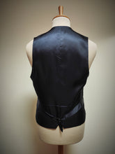 Charger l'image dans la galerie, Suitsupply Gilet de costume bleu marine en lin