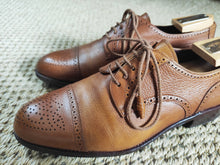 Charger l'image dans la galerie, Carmina derby half brogue vitello tan 4,5 UK / 37,5 FR