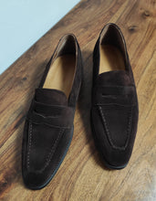 Charger l'image dans la galerie, Meermin penny loafer veau velours femme 6,5 UK / 40 FR