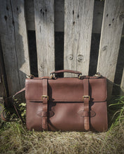 Charger l'image dans la galerie, Suitsupply cartable en cuir marron